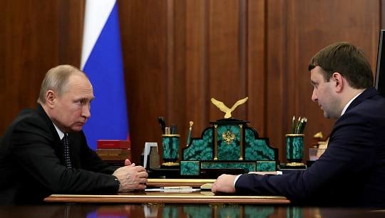 Президент Владимир Путин провёл рабочую встречу с министром экономического развития Максимом Орешкиным