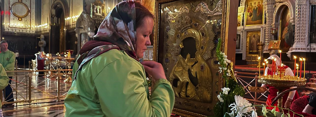 В Москве встретили Феодоровскую икону Божией Матери