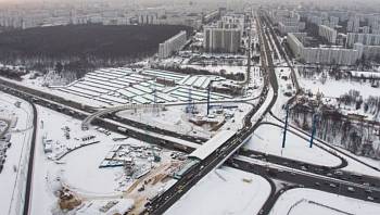 Собянин: Алтуфьевская развязка готова почти на треть
