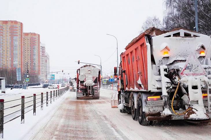 C начала снегопада в Подмосковье очистили более 31 тыс. км дорог