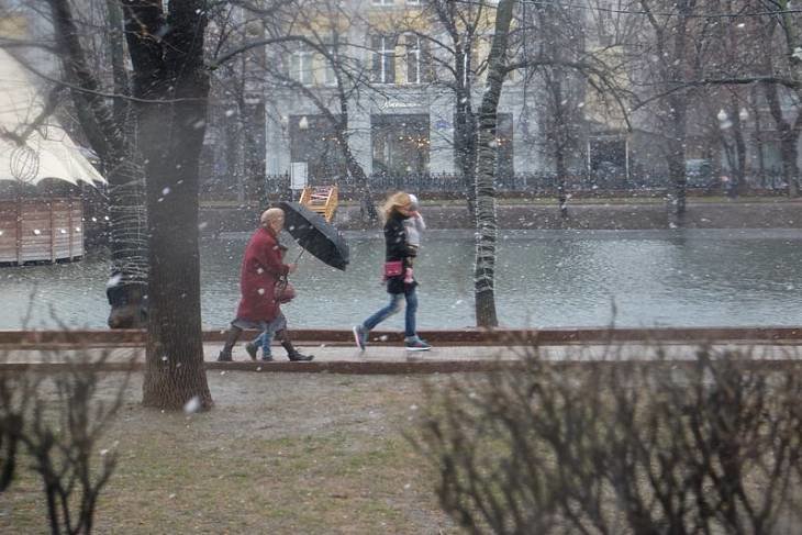 В Москве тепло и дожди