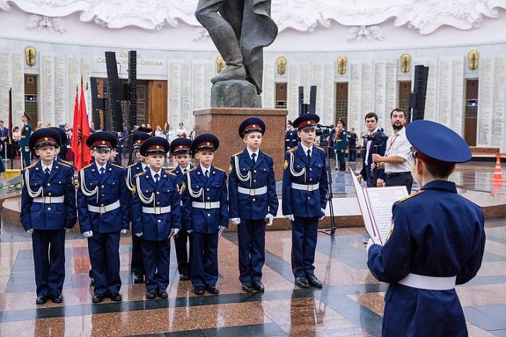 Более 200 школьников Подмосковья принесут клятву кадетов в Музее Победы
