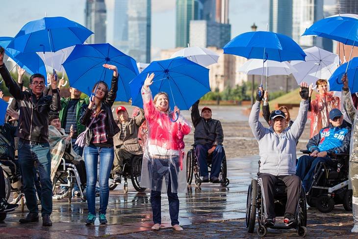 У стен Музея Победы пройдет флешмоб на инвалидных колясках