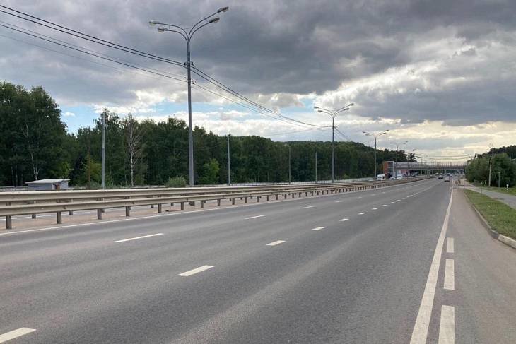 В Долгопрудном отремонтировали Лихачёвское шоссе