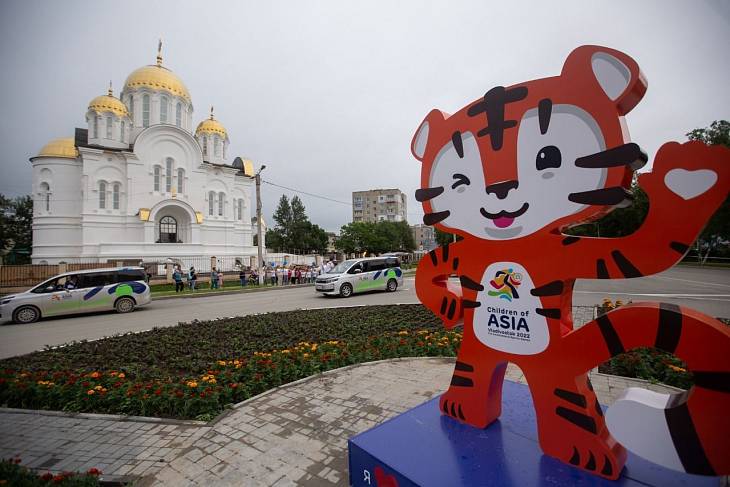 Огонь эстафеты «Дети Азии» отправился из Владивостока в Большой Камень