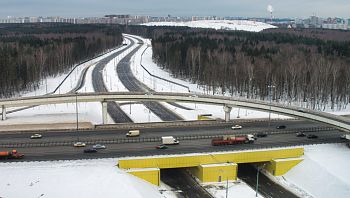 Построено более 50% магистрали Солнцево-Бутово-Варшавское шоссе
