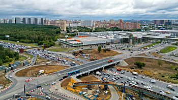 В Москве открыли новый путепровод над МКАД