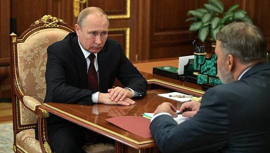 Президент РФ провел рабочую встречу с руководителем ФАС Игорем Артемьевым