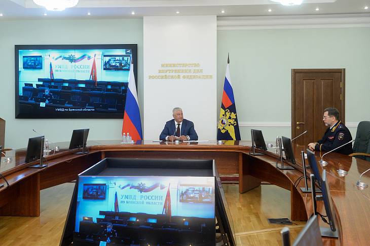 Глава МВД представил личному составу своего заместителя Андрея Храпова