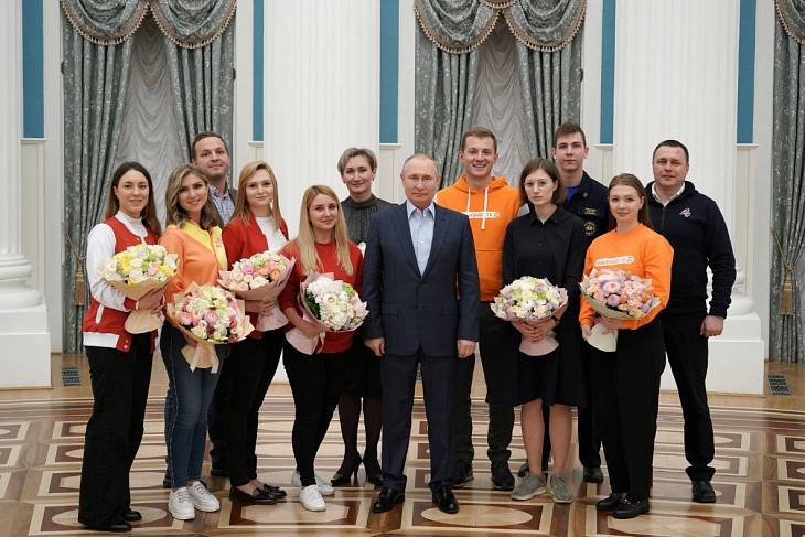 Подмосковный волонтер встретился с Президентом России